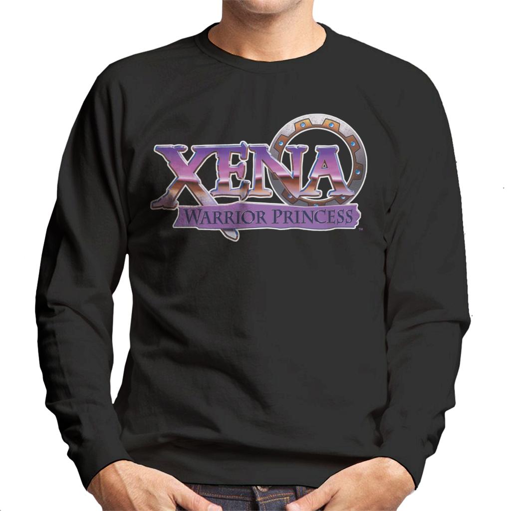 Xena Warrior Princess Purple Logo Men's Sweatshirt-ALL + EVERY