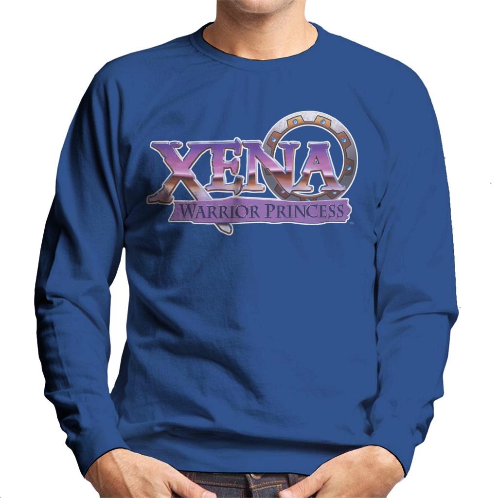 Xena Warrior Princess Purple Logo Men's Sweatshirt-ALL + EVERY