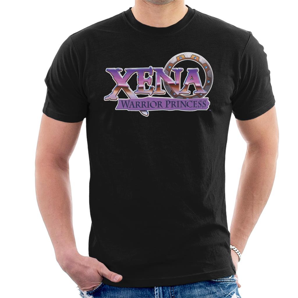 Xena Warrior Princess Purple Logo Men's T-Shirt-ALL + EVERY