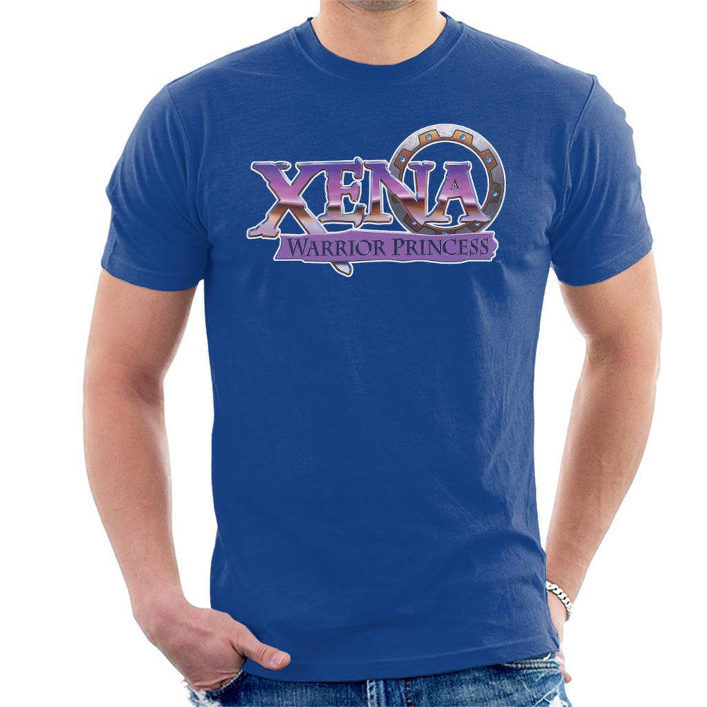 Xena Warrior Princess Purple Logo Men's T-Shirt-ALL + EVERY