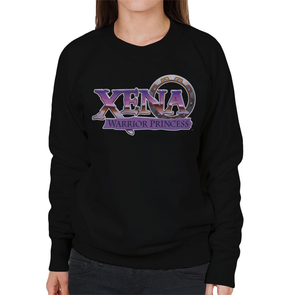 Xena Warrior Princess Purple Logo Women's Sweatshirt-ALL + EVERY