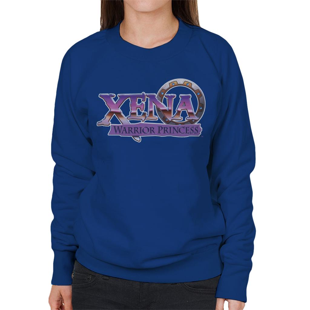 Xena Warrior Princess Purple Logo Women's Sweatshirt-ALL + EVERY