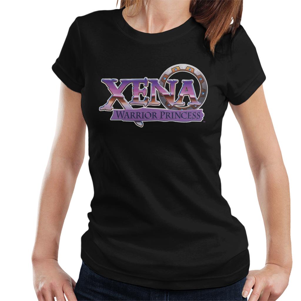 Xena Warrior Princess Purple Logo Women's T-Shirt-ALL + EVERY