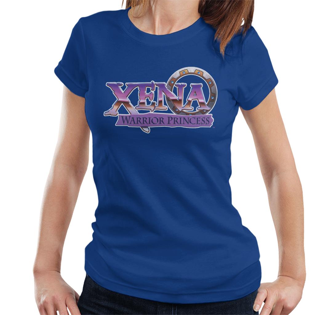 Xena Warrior Princess Purple Logo Women's T-Shirt-ALL + EVERY