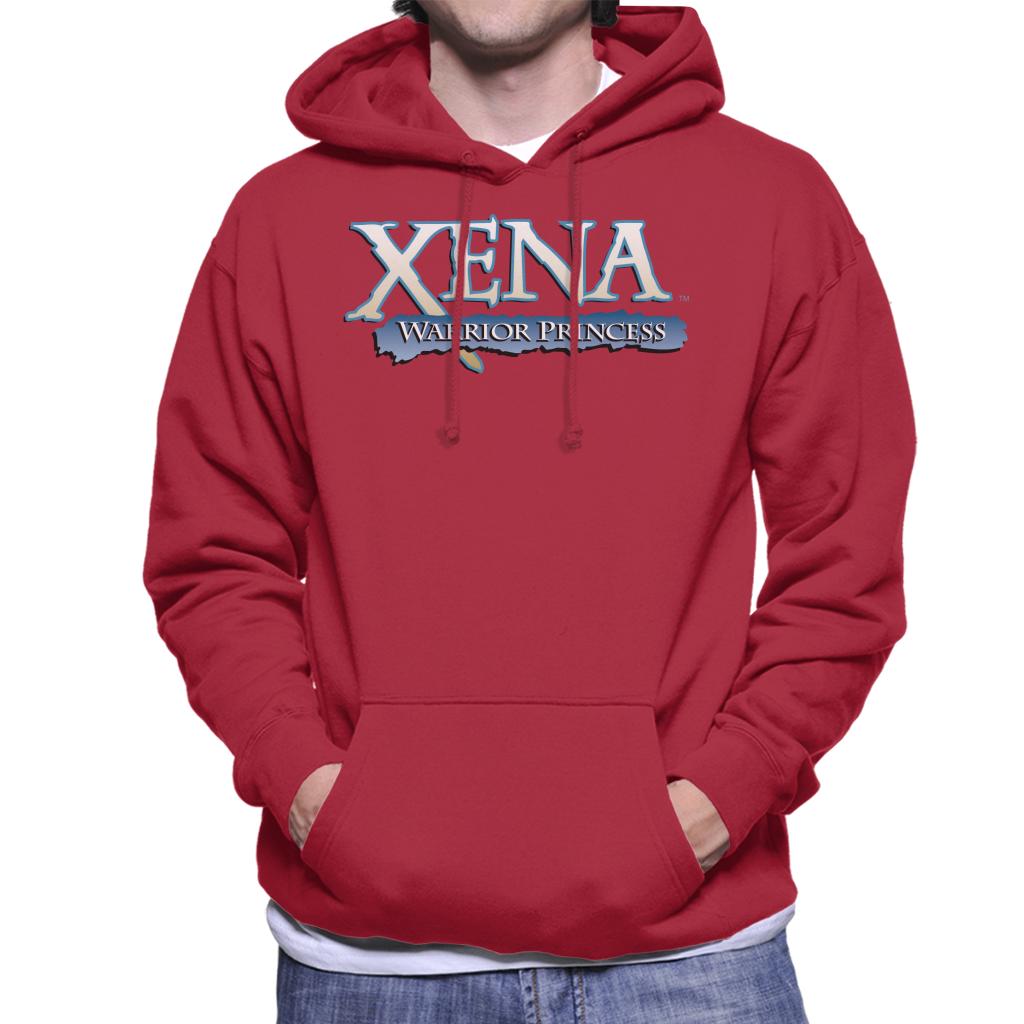 Xena Warrior Princess Blue Logo Men's Hooded Sweatshirt-ALL + EVERY