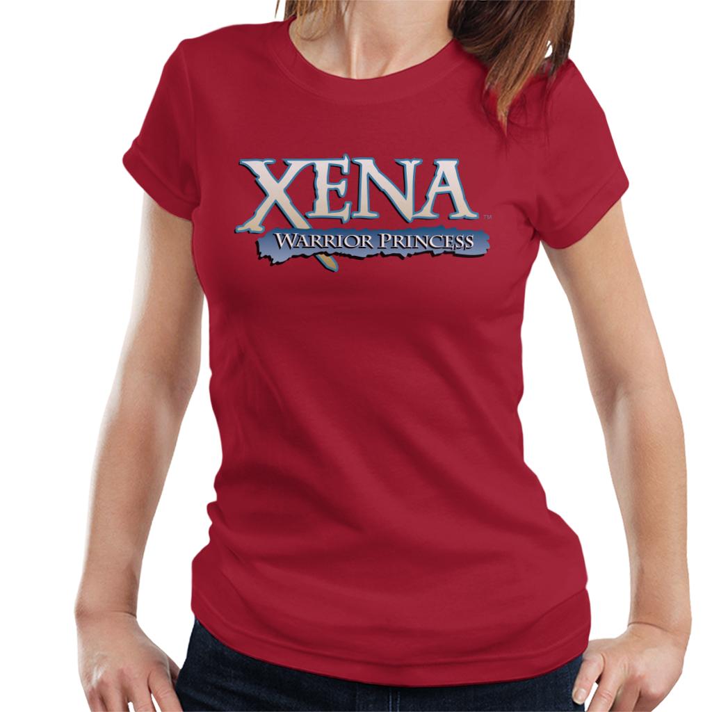 Xena Warrior Princess Blue Logo Women's T-Shirt-ALL + EVERY