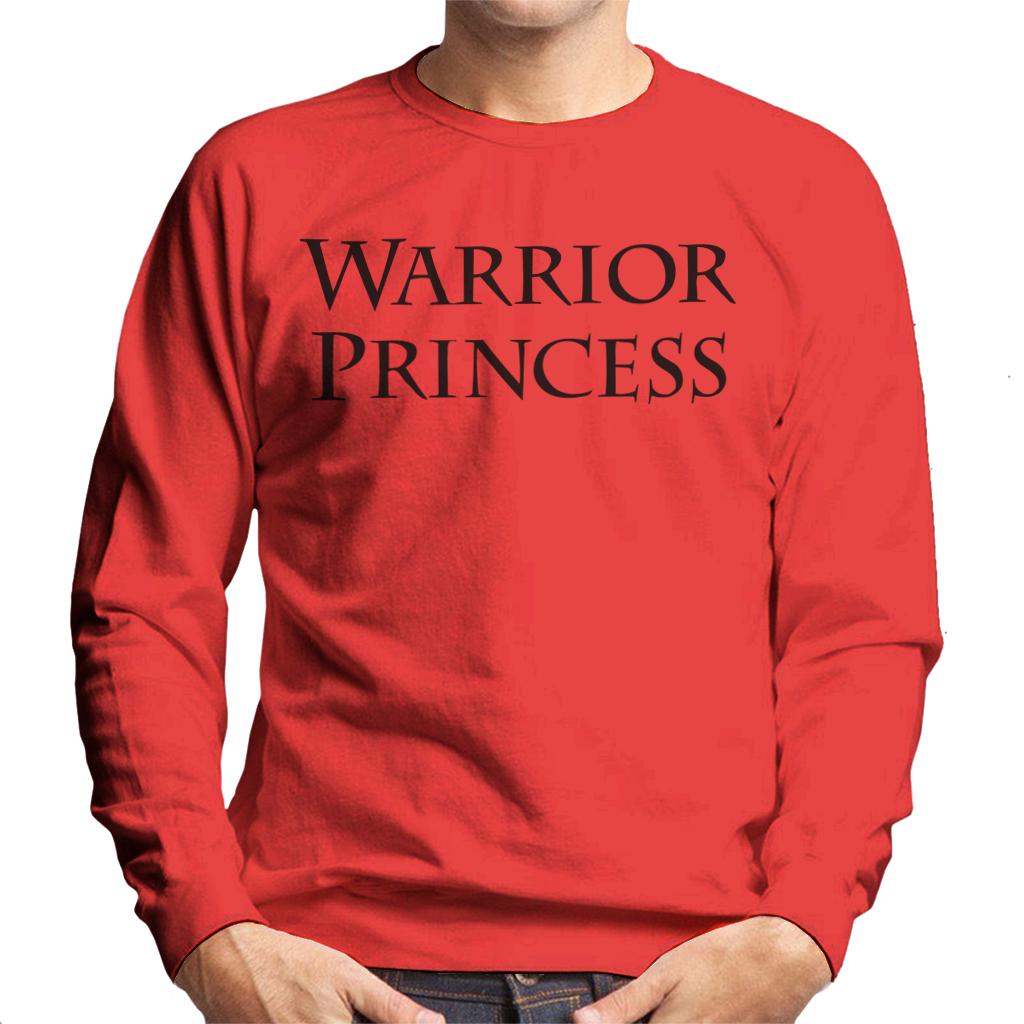 Xena Warrior Princess Text Men's Sweatshirt-ALL + EVERY