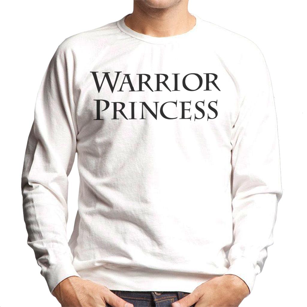 Xena Warrior Princess Text Men's Sweatshirt-ALL + EVERY