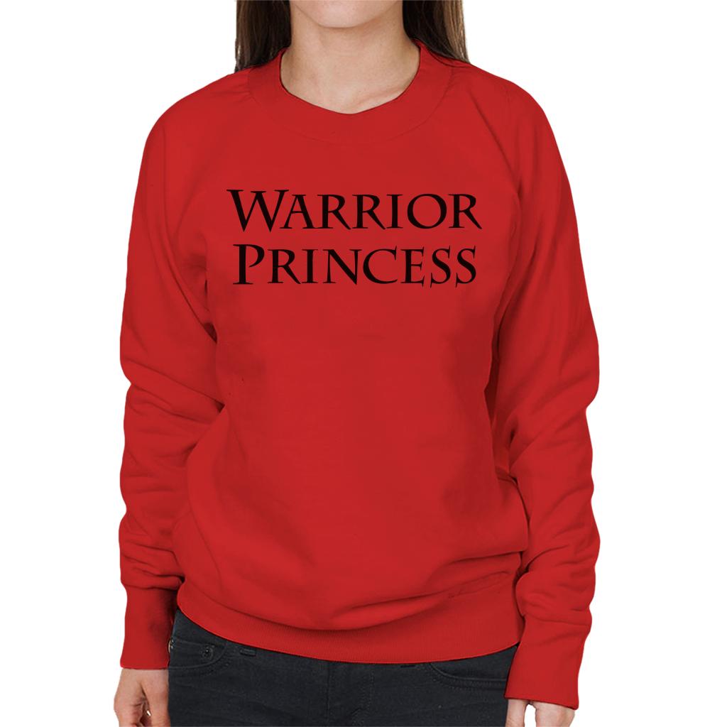 Xena Warrior Princess Text Women's Sweatshirt-ALL + EVERY