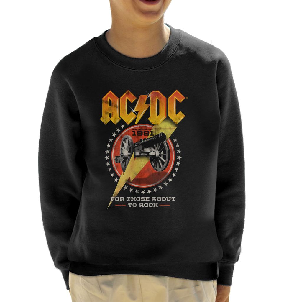 AC/DC For Those About To Rock 1981 Kid's Sweatshirt