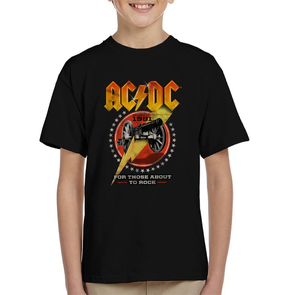 AC/DC For Those About To Rock 1981 Kid's T-Shirt