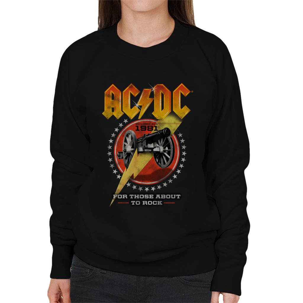 AC/DC For Those About To Rock 1981 Women's Sweatshirt