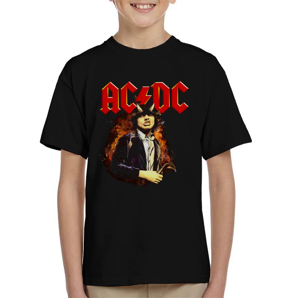 AC/DC Logo Angus Young Highway To Hell Kid's T-Shirt