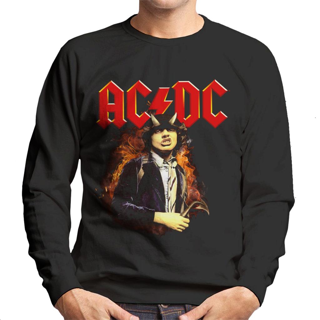 AC/DC Logo Angus Young Highway To Hell Men's Sweatshirt