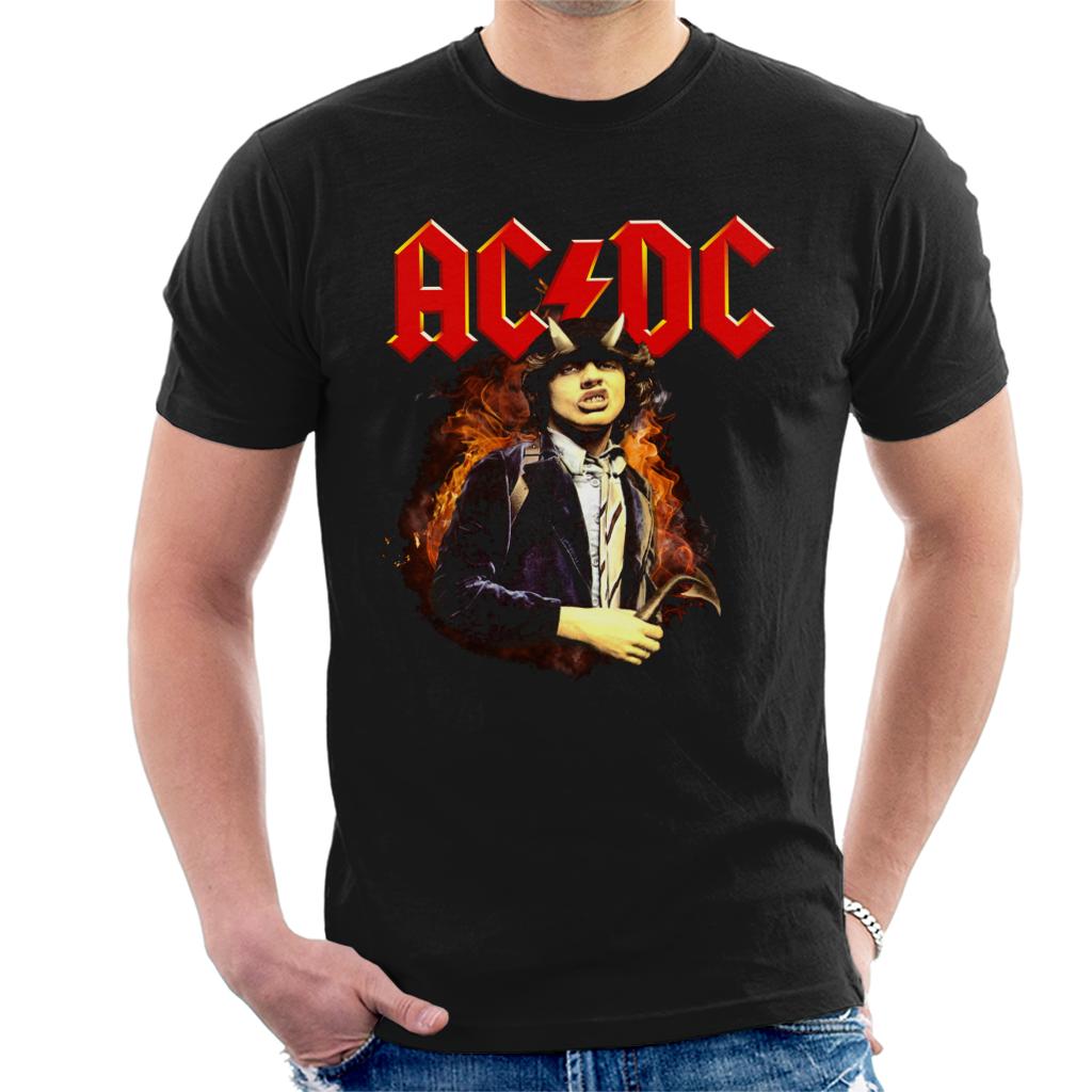 AC/DC Logo Angus Young Highway To Hell Men's T-Shirt