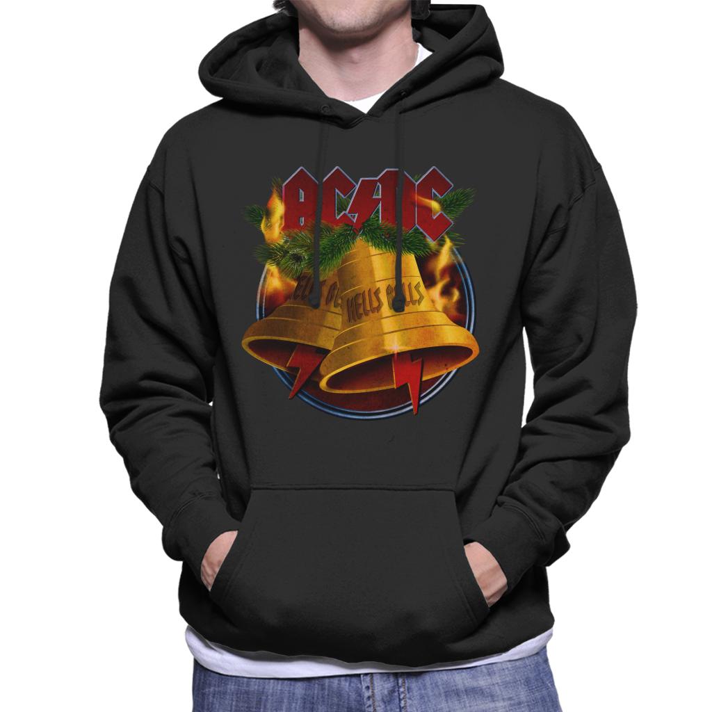 AC/DC Christmas Hells Bells Men's Hooded Sweatshirt