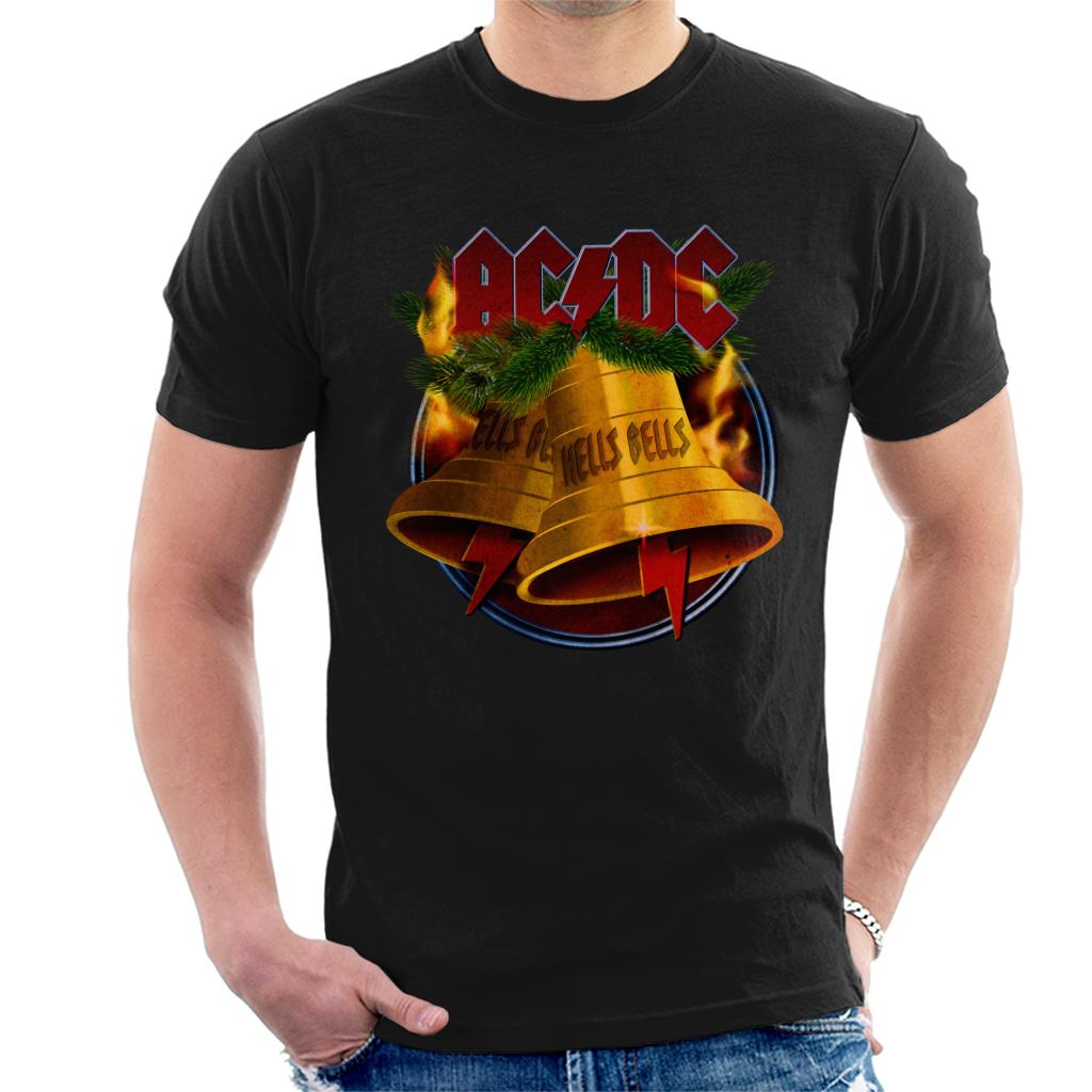 AC/DC Christmas Hells Bells Men's T-Shirt