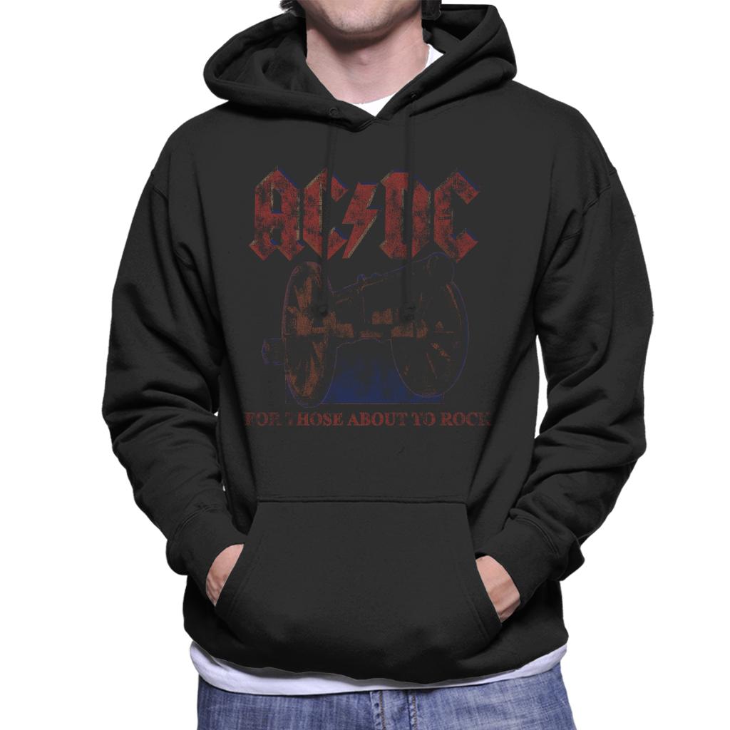 AC/DC Canon For Those About To Rock Men's Hooded Sweatshirt