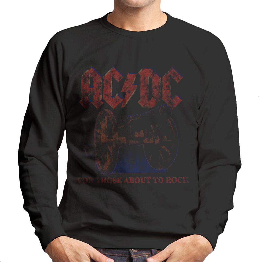 AC/DC Canon For Those About To Rock Men's Sweatshirt