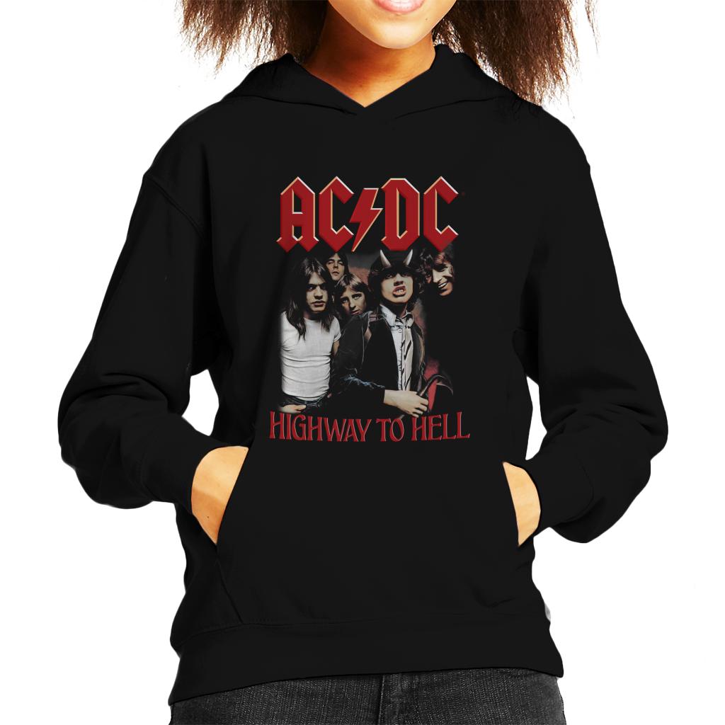 AC/DC Bandmates Highway To Hell Kid's Hooded Sweatshirt