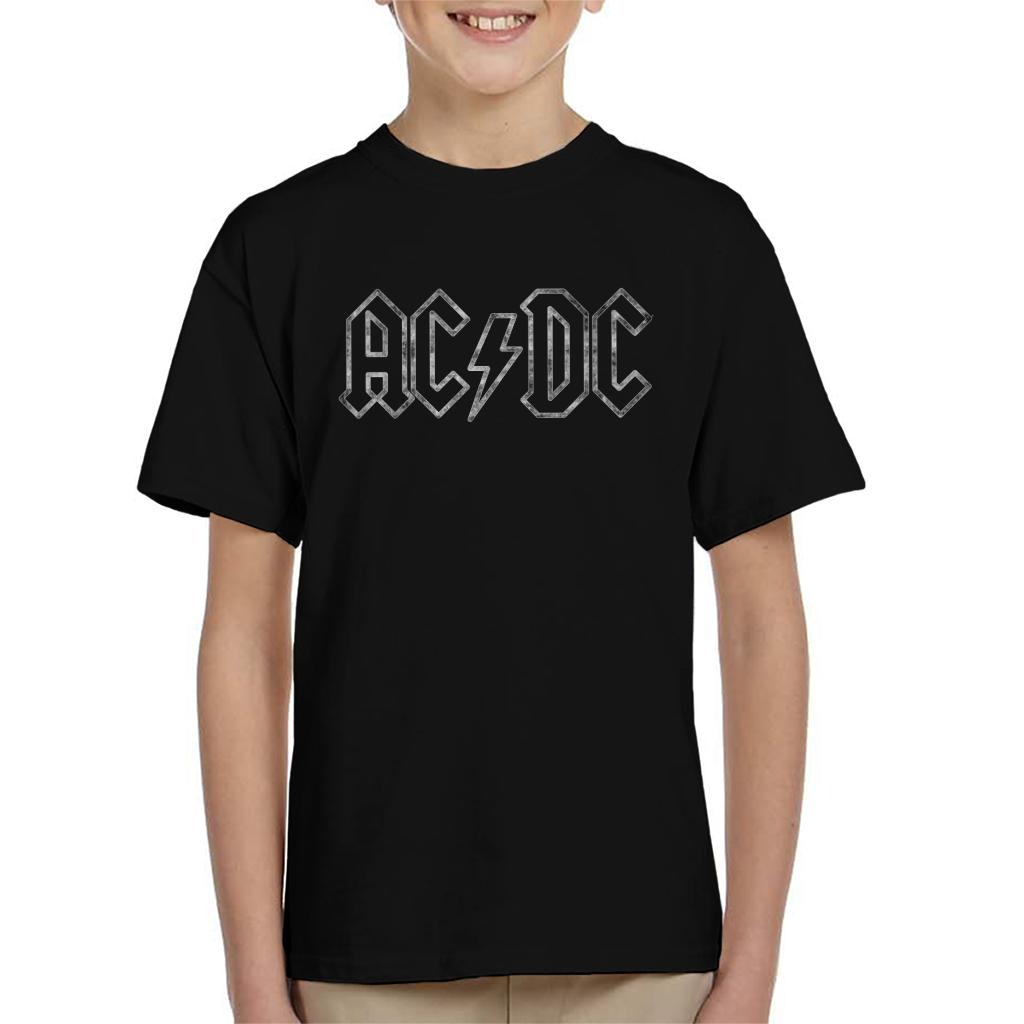 AC/DC Jagged Silver Logo Kid's T-Shirt