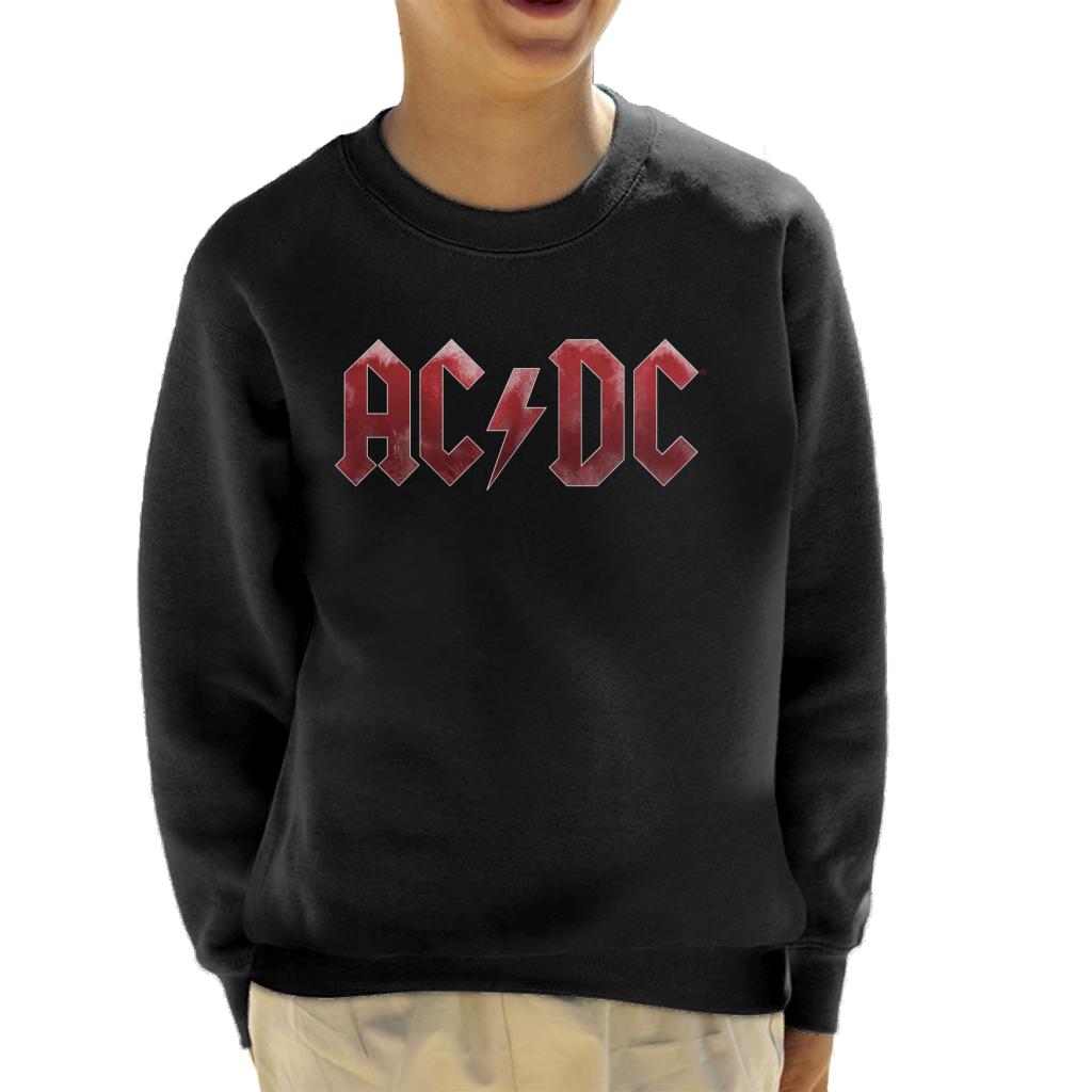 AC/DC Red Ice Logo Kid's Sweatshirt