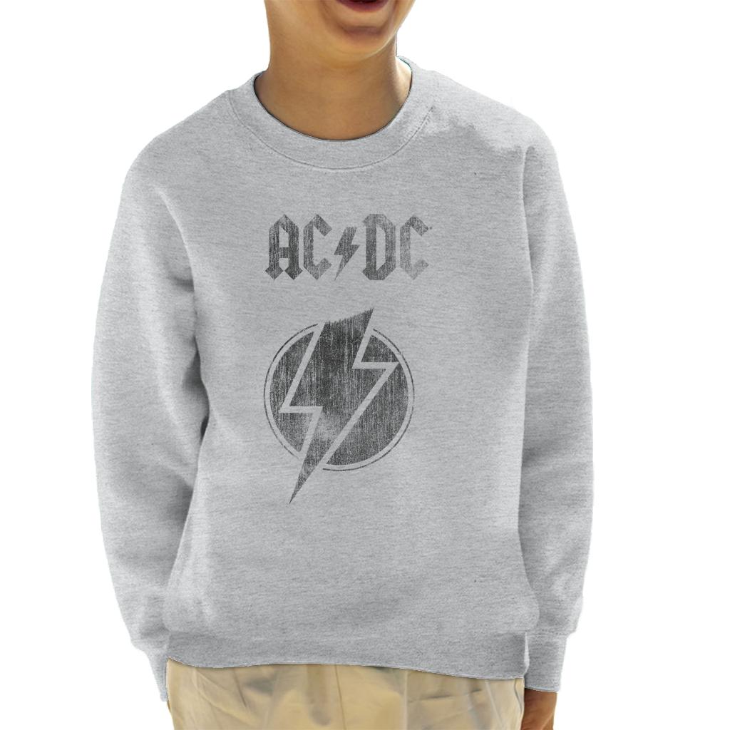 ACDC Logo Lightning Bolt Kid's Sweatshirt-ALL + EVERY