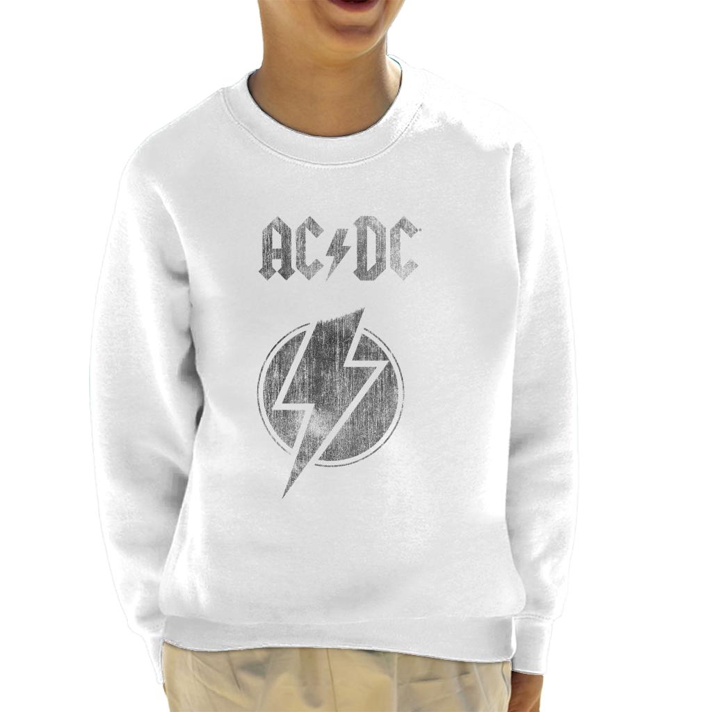 AC/DC Logo Ligtning Bolt Kid's Sweatshirt-ALL + EVERY