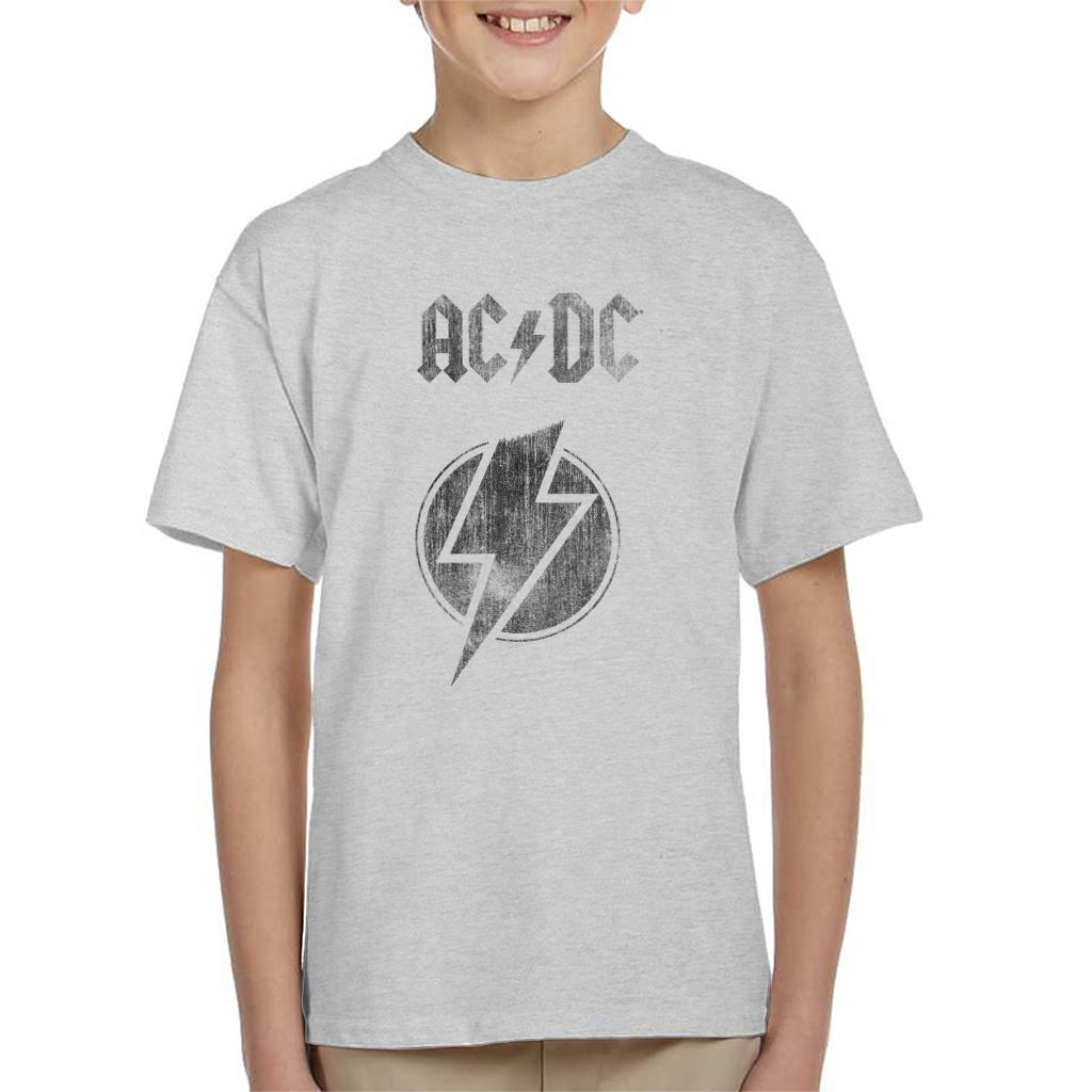 ACDC Logo Lightning Bolt Kid's T-Shirt-ALL + EVERY