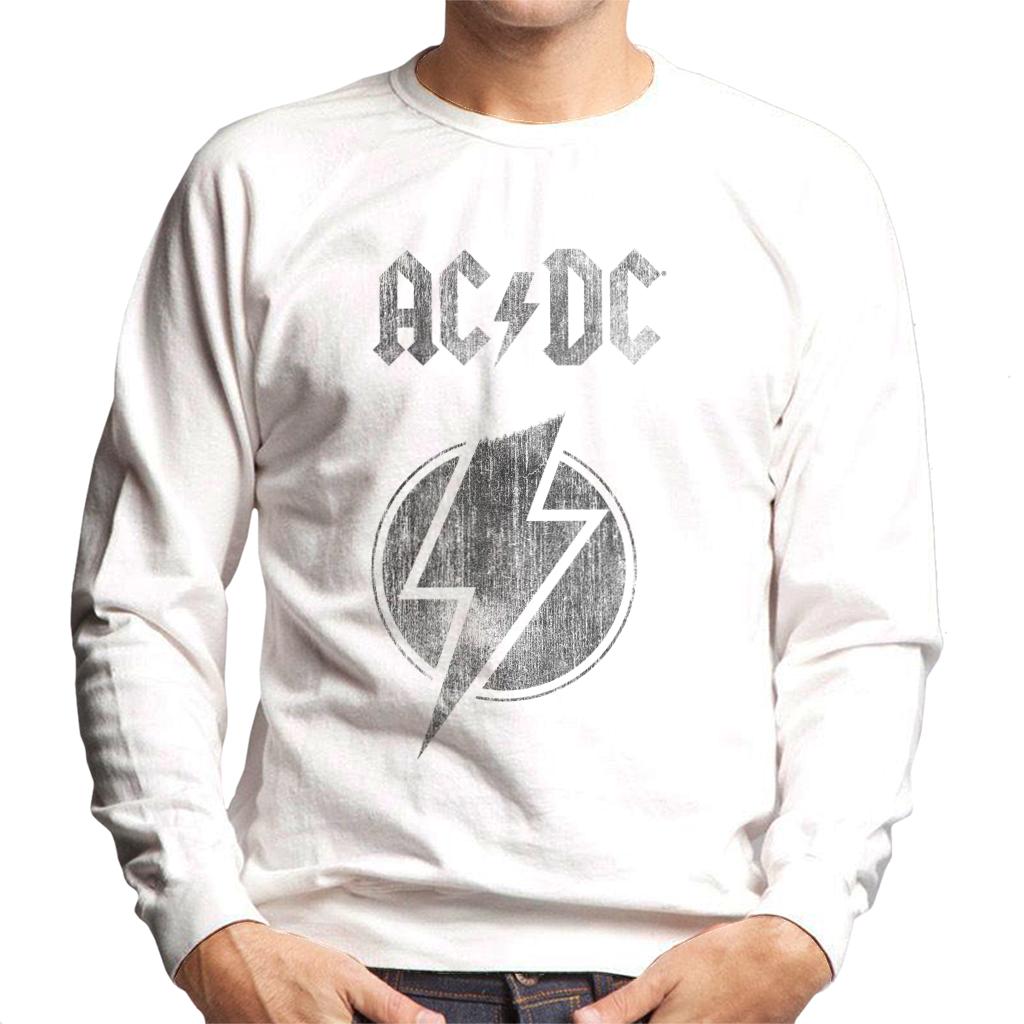 ACDC Logo Lightning Bolt Men's Sweatshirt-ALL + EVERY