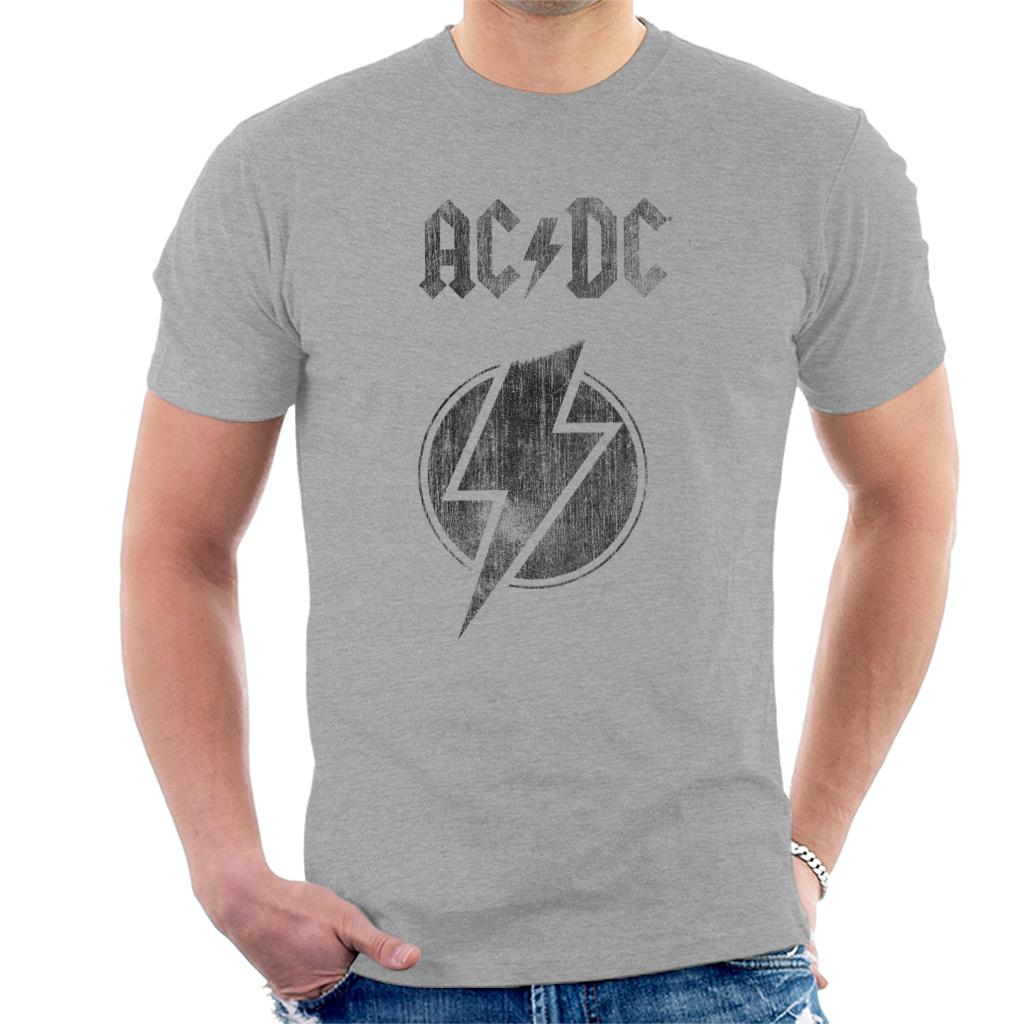 ACDC Logo Lightning Bolt Men's T-Shirt-ALL + EVERY