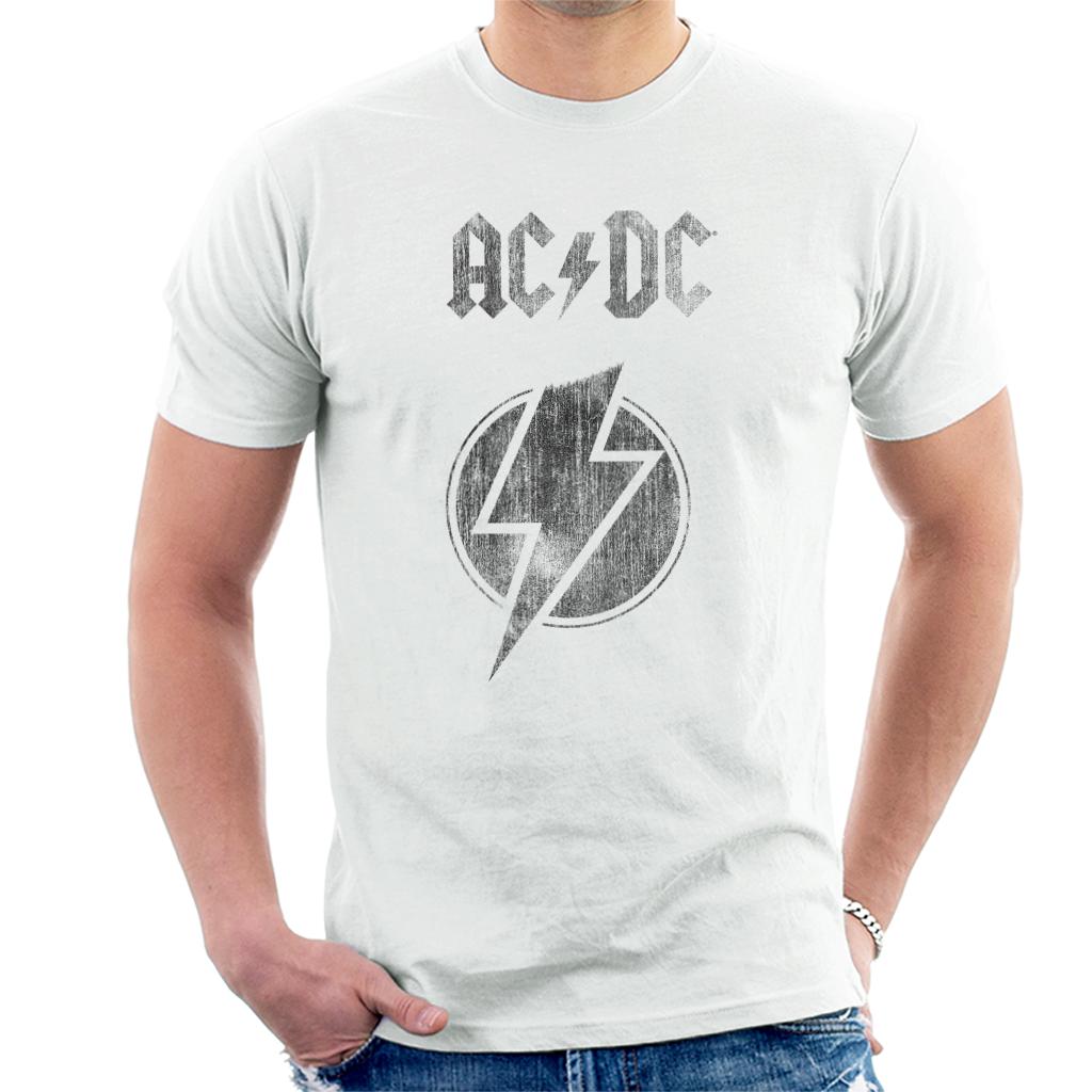 ACDC Logo Lightning Bolt Men's T-Shirt-ALL + EVERY