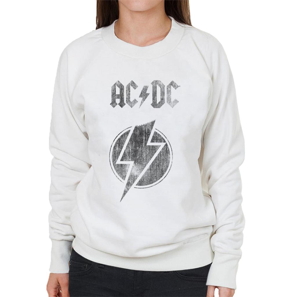 ACDC Logo Lightning Bolt Women's Sweatshirt-ALL + EVERY