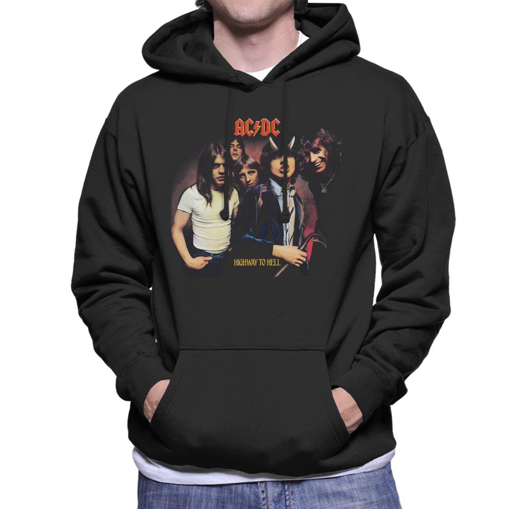 AC/DC Highway To Hell Bandmates Horns Men's Hooded Sweatshirt