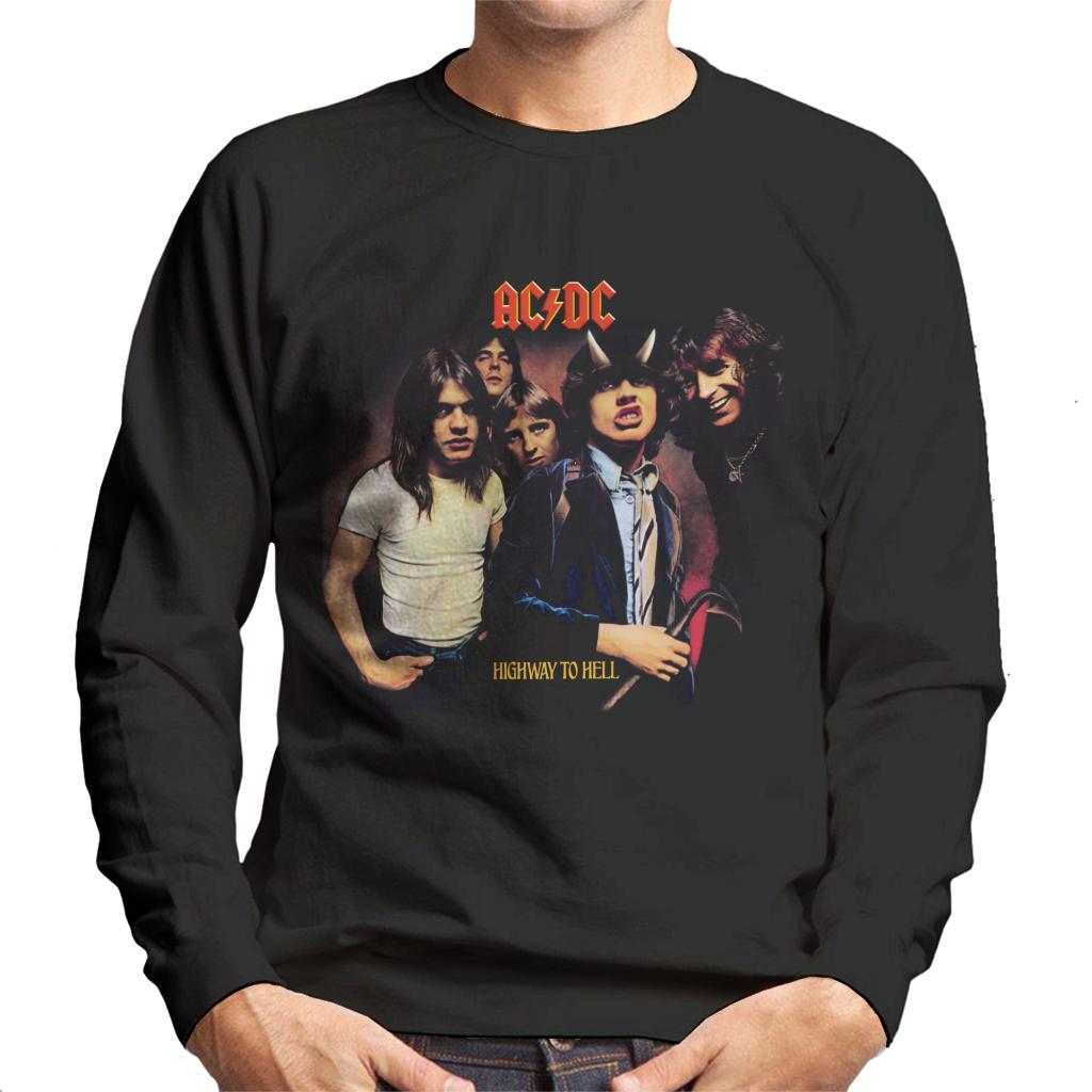 AC/DC Highway To Hell Bandmates Horns Men's Sweatshirt