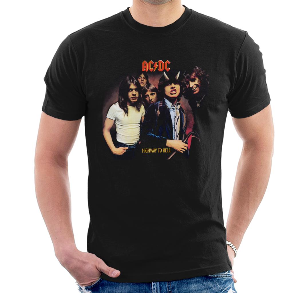 AC/DC Highway To Hell Bandmates Horns Men's T-Shirt