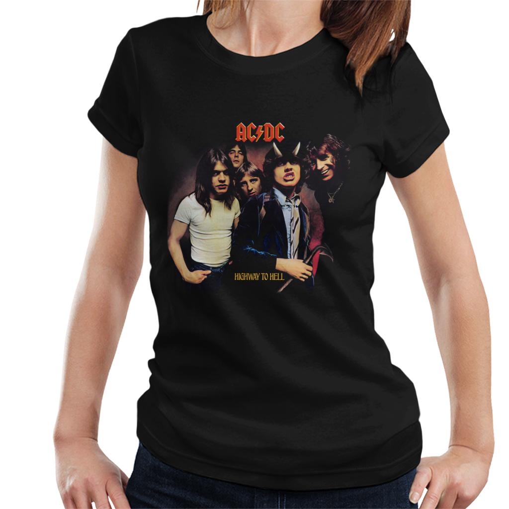 AC/DC Highway To Hell Bandmates Horns Women's T-Shirt