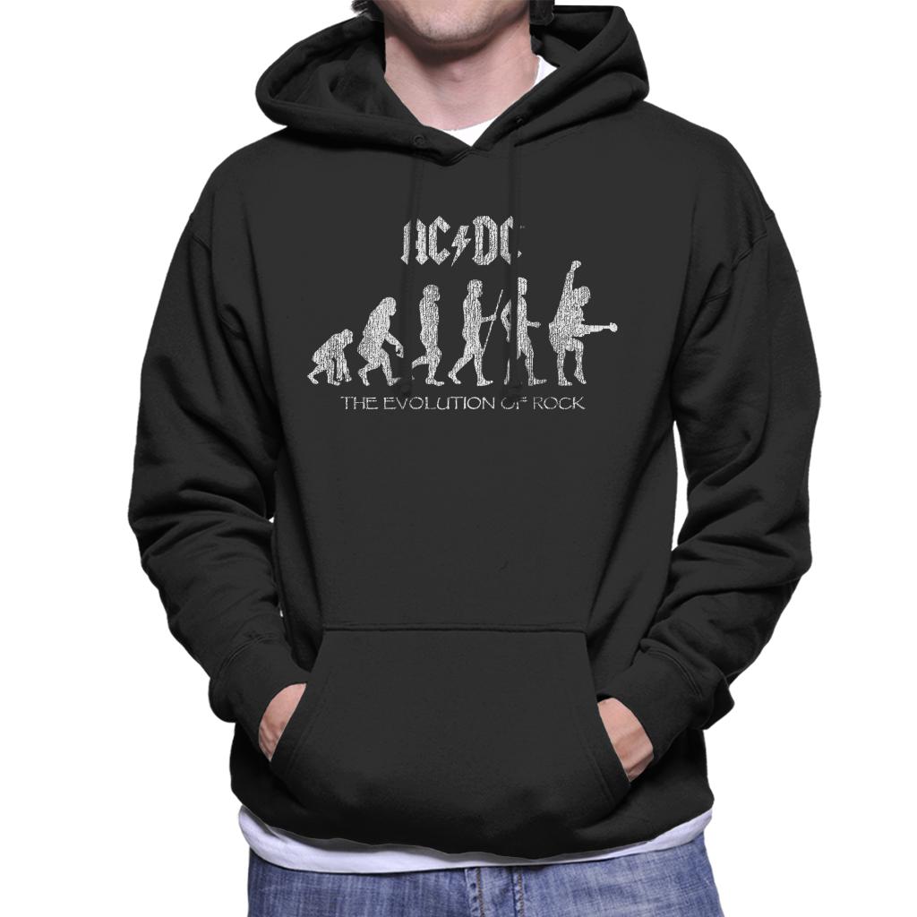 AC/DC Evolution Of Rock Men's Hooded Sweatshirt