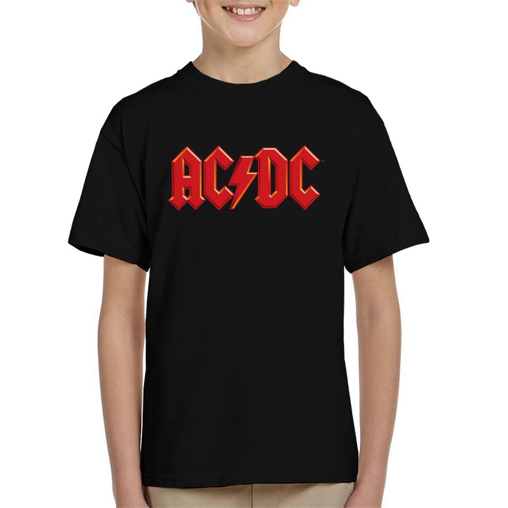 AC/DC Red Thunderbolt Logo Kid's T-Shirt