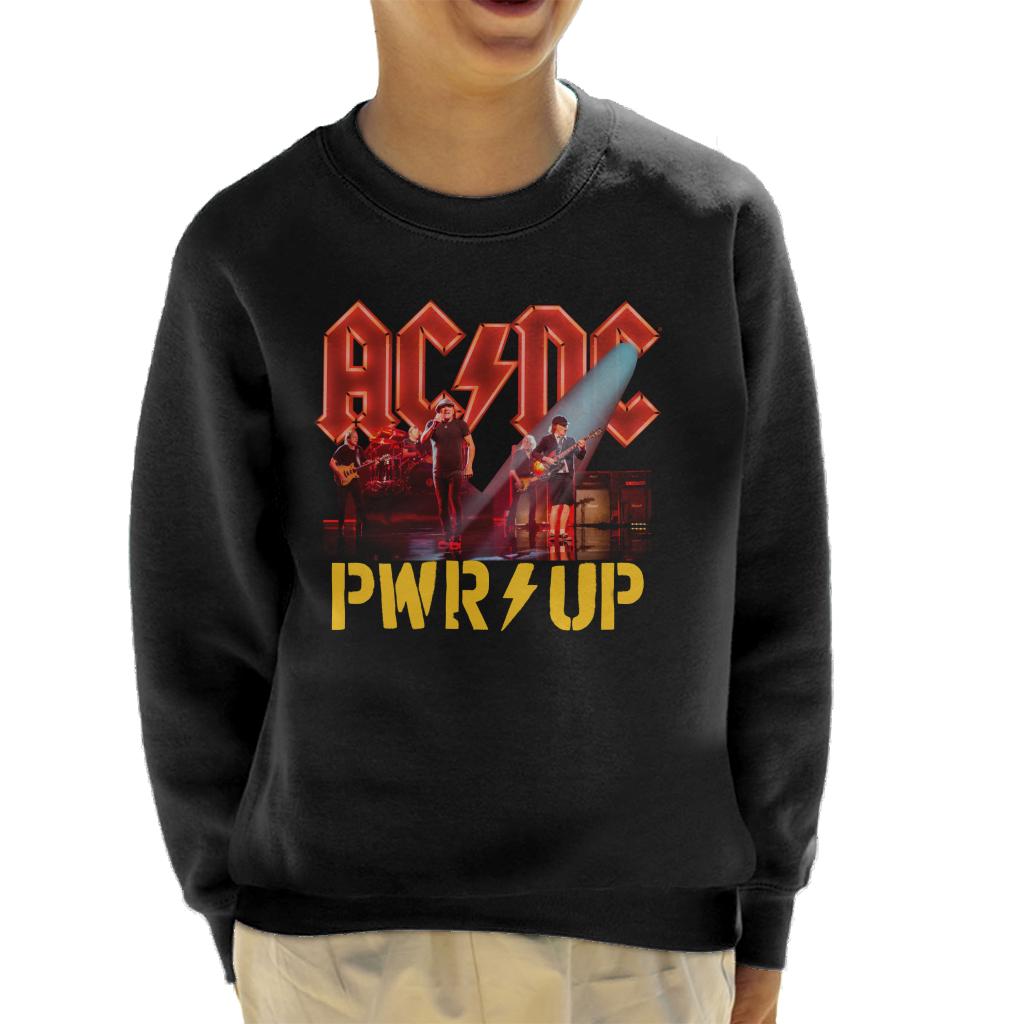 AC/DC Power Up Stage Lights Kid's Sweatshirt