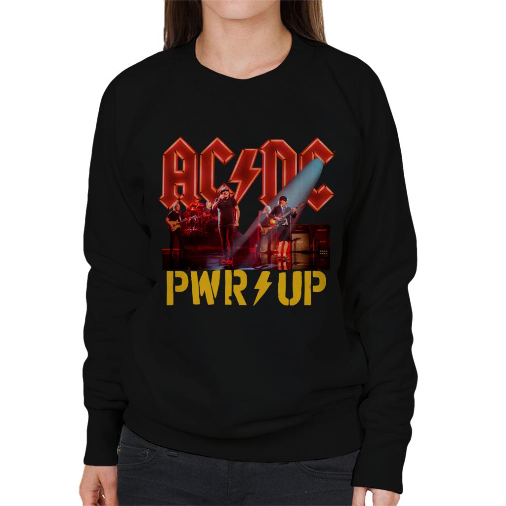 AC/DC Power Up Stage Lights Women's Sweatshirt