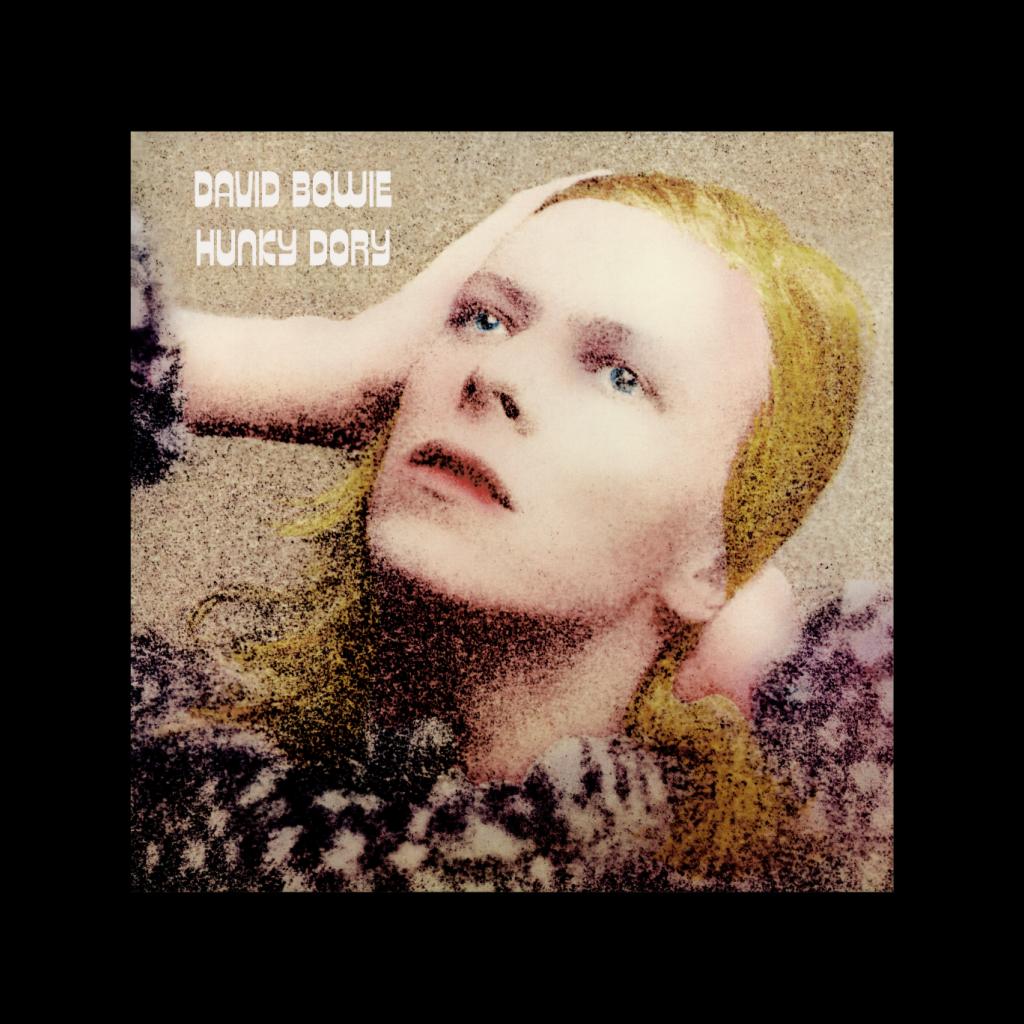 David Bowie Hunky Dory Album Cover Men's T-Shirt-ALL + EVERY