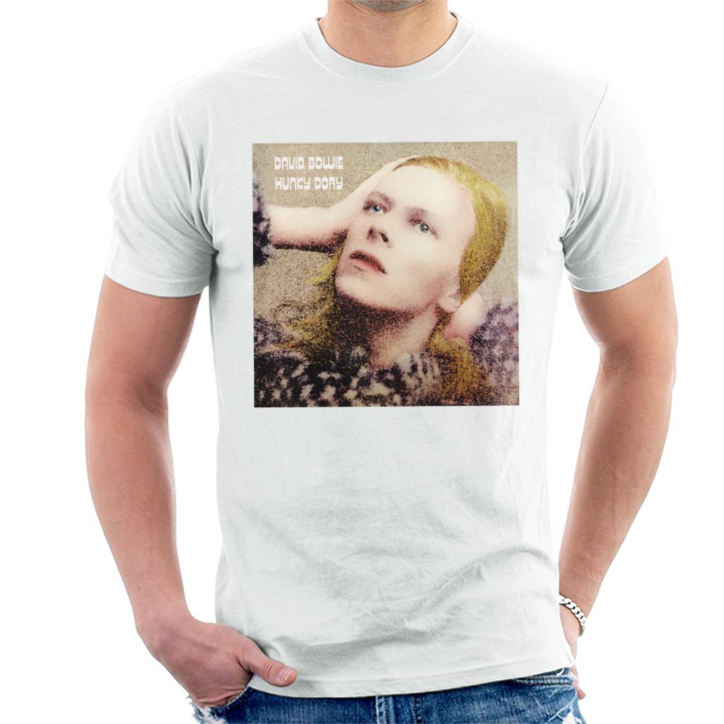 David Bowie Hunky Dory Album Cover Men's T-Shirt-ALL + EVERY