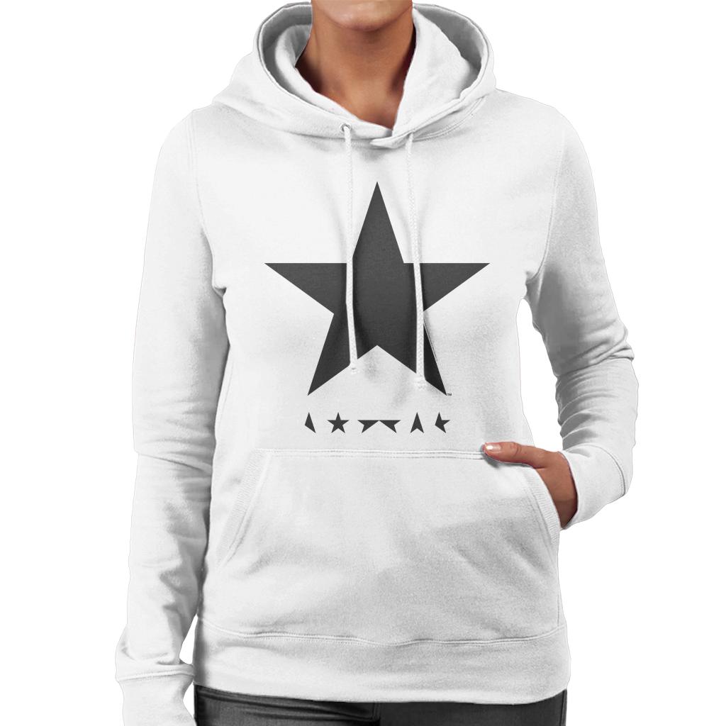 David Bowie Blackstar Album Cover Women's Hooded Sweatshirt-ALL + EVERY