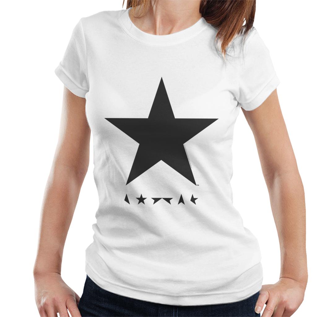 David Bowie Blackstar Album Cover Women's T-Shirt-ALL + EVERY