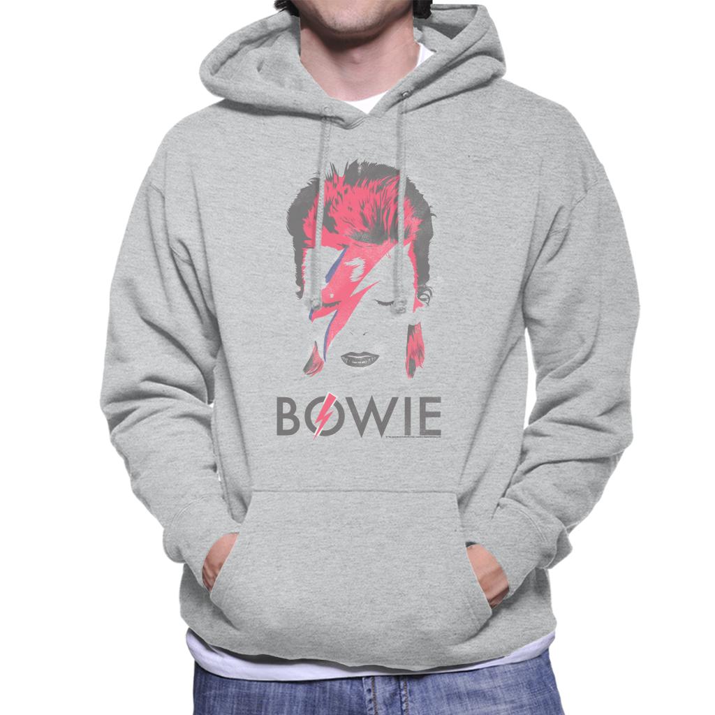 David Bowie Aladdin Sane Album Cover Men's Hooded Sweatshirt-ALL + EVERY