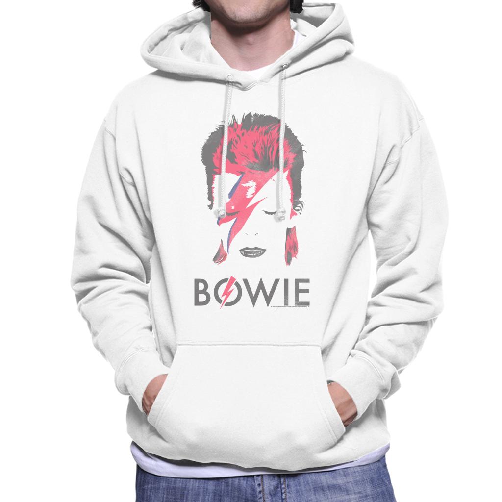 David Bowie Aladdin Sane Album Cover Men's Hooded Sweatshirt-ALL + EVERY