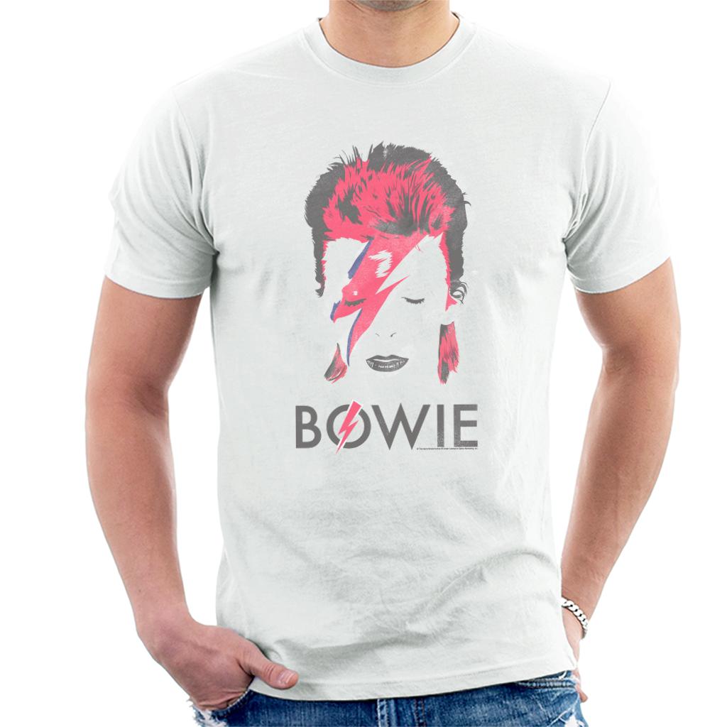 David Bowie Aladdin Sane Album Cover Men's T-Shirt-ALL + EVERY