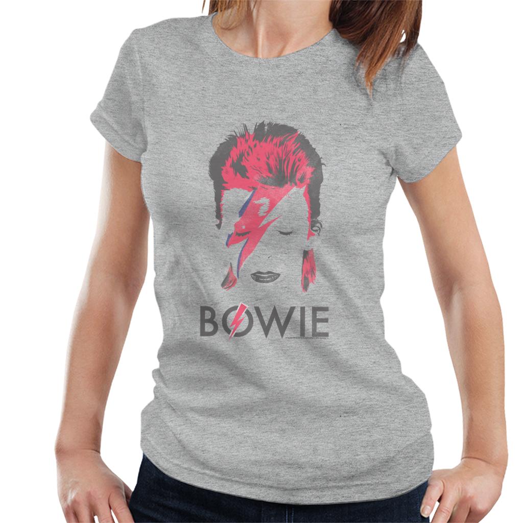 David Bowie Aladdin Sane Album Cover Women's T-Shirt-ALL + EVERY