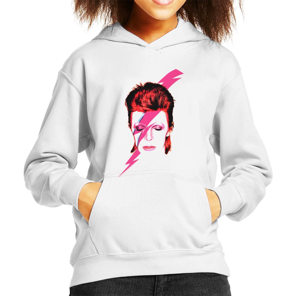 David Bowie Aladdin Sane Lightning Bolt Kid's Hooded Sweatshirt-ALL + EVERY